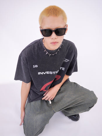 WBI 24SS SM-01 Underground Street Symbol Washed Short 短袖