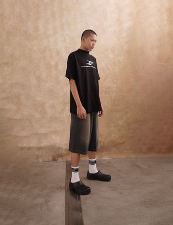 WBI® 24SS WP-01 / WBI Distressed Washed Shorts 七分褲