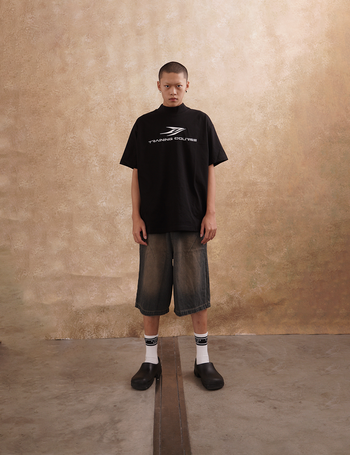 WBI® 24SS WP-01 / WBI Distressed Washed Shorts 七分褲