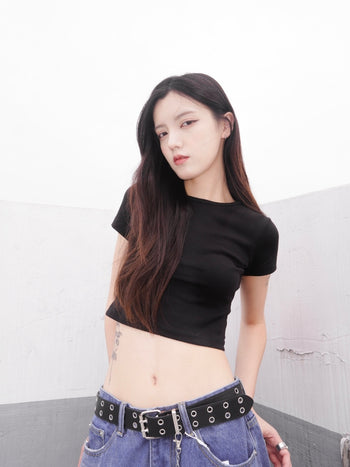 “MADE 𝗚𝘂𝗯𝗮𝗻 " GUBAN GIRL 原創 獨家開版 正肩 短板 女 純色 上衣