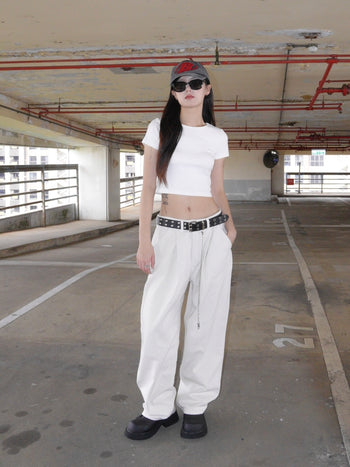 “MADE 𝗚𝘂𝗯𝗮𝗻 " GUBAN GIRL 原創 獨家開版 正肩 短板 女 純色 上衣