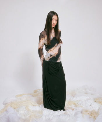 FLARE UP - Sheer Mesh Long Sleeve 透視網紗長袖 T-F1098