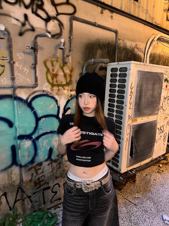 WBI 24SS SMG-01 Underground street sign women's washed 短袖