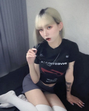 WBI 24SS SMG-01 Underground street sign women's washed 短袖