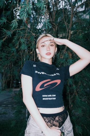 WBI 24SS SMG-01 Underground street sign women's washed 短袖