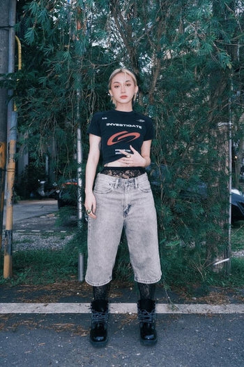 WBI 24SS SMG-01 Underground street sign women's washed 短袖