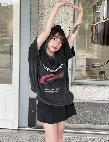 WBI 24SS SM-01 Underground Street Symbol Washed Short 短袖