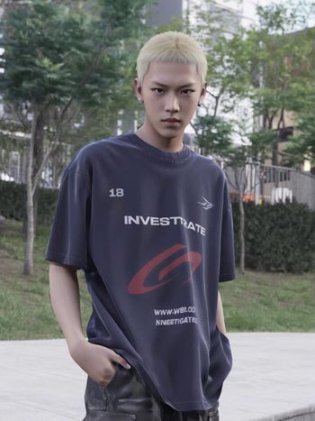 WBI 24SS SM-01 Underground Street Symbol Washed Short 短袖