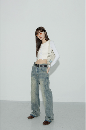 " SIMON " GC-2411 小心機 簍空 針織 背心