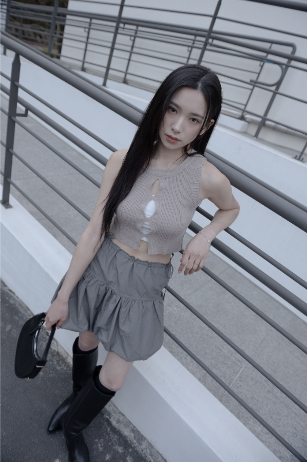 " SIMON " GC-2411 小心機 簍空 針織 背心