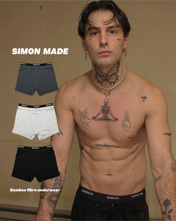 " SIMON " 竹纖維 涼感 除臭 透氣 男生 內褲 內著 下身 性感 緊身 舒適 平角內褲 四角褲 運動 健身