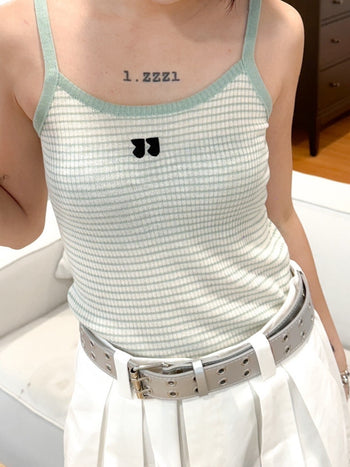 “MADE 𝗚𝘂𝗯𝗮𝗻 " 現貨 超彈 舒適 柔軟 針織 條紋 吊帶 背心