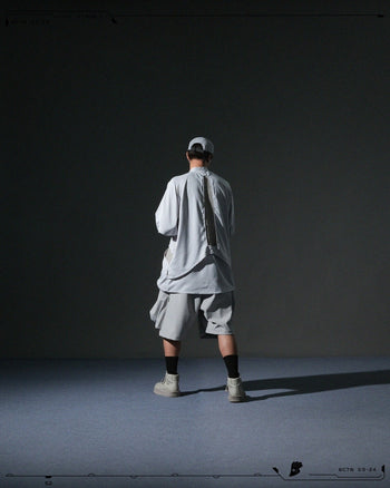 OCTO GAMBOL®️09 < S24 Stand Collar Tornado Zip Shirt >