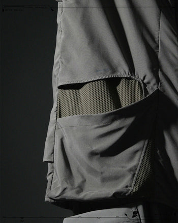 OCTO GAMBOL®️09 < S24 Stand Collar Tornado Zip Shirt >