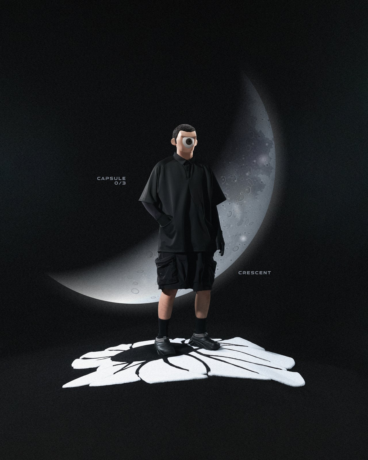 OCTO GAMBOL®️ S24 / Crescent Polo Shirt