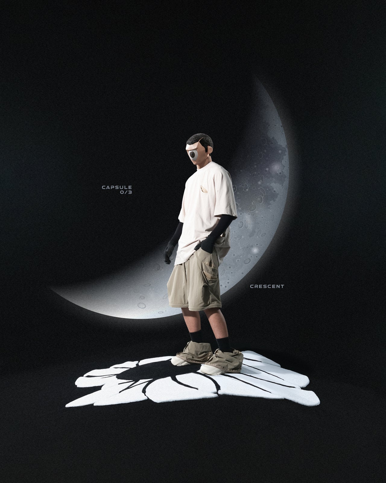 OCTO GAMBOL®  Crescent Oversized T-shirt