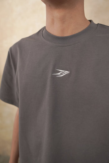 WBI 24SS WL-01 / WBI Data Analysis Division Low-Key Loose-Fit Short-Cropped Tee