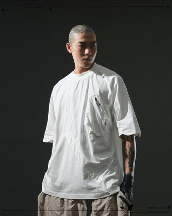 OCTO GAMBOL®< S24 Trapezoid Sukkiri T-shirt >