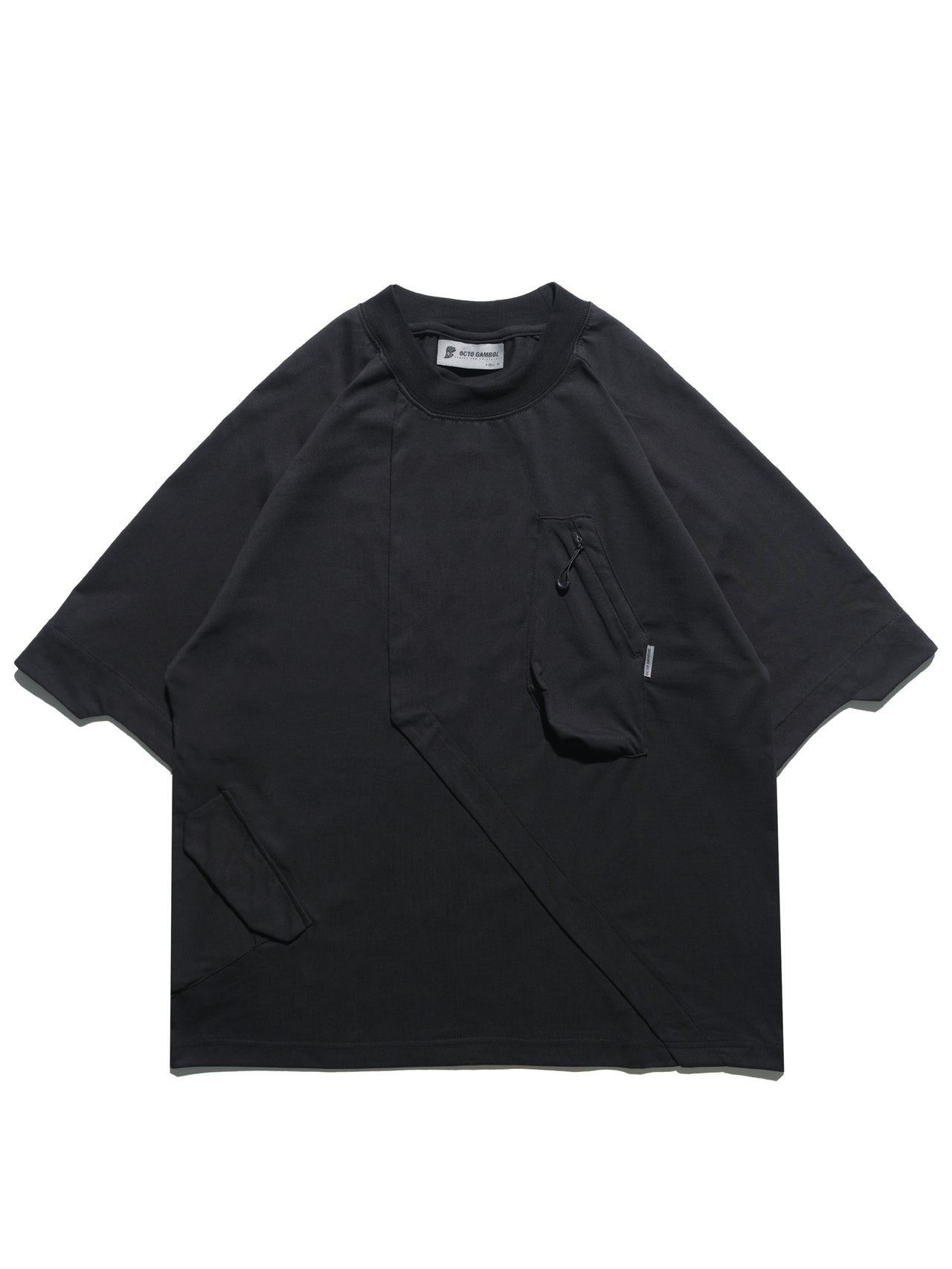 OCTO GAMBOL®< S24 Trapezoid Sukkiri T-shirt >