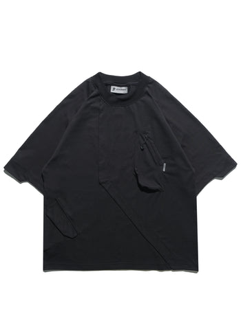 OCTO GAMBOL®< S24 Trapezoid Sukkiri T-shirt >