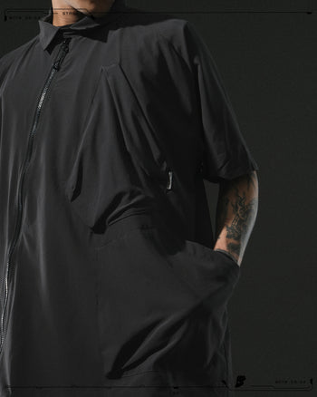 OCTO GAMBOL®< S24 Diagonal Sukkiri Shirt >