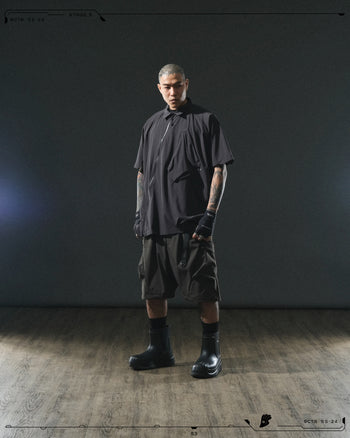 OCTO GAMBOL®< S24 Diagonal Sukkiri Shirt >