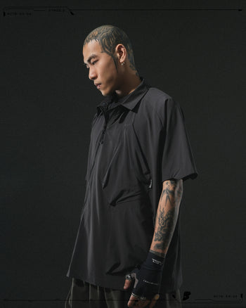 OCTO GAMBOL®< S24 Diagonal Sukkiri Shirt >