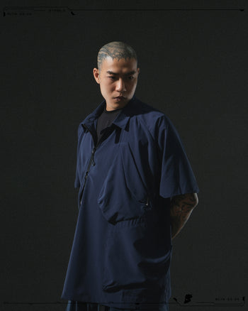 OCTO GAMBOL®< S24 Diagonal Sukkiri Shirt >