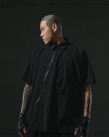 OCTO GAMBOL®< S24 Diagonal Sukkiri Shirt >