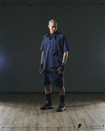 OCTO GAMBOL®< S24 Diagonal Sukkiri Shirt >