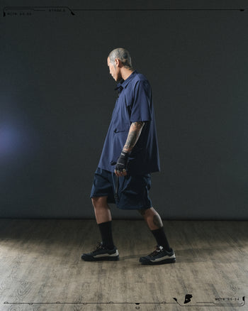 OCTO GAMBOL®< S24 Diagonal Sukkiri Shirt >