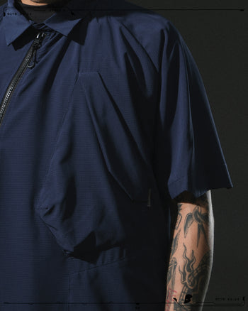 OCTO GAMBOL®< S24 Diagonal Sukkiri Shirt >