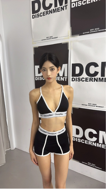 " DCM " 棉質 休閒短褲 內褲 引力帶