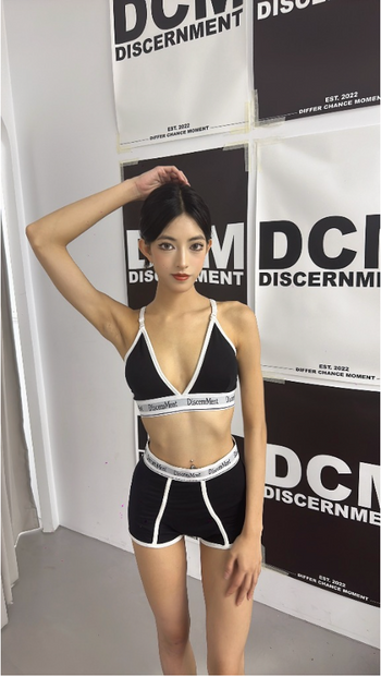 " DCM " 棉質 休閒短褲 內褲 引力帶