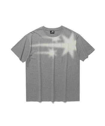NICEGHOSTCLUB - 3STAR HALFTONE TEE 像素圖案T恤 [灰色] T-N230