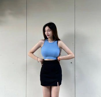 " SIMON "  GC-2414 仿羊絨 坑條 背心