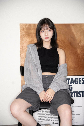 " SIMON "  GC-2414 仿羊絨 坑條 背心