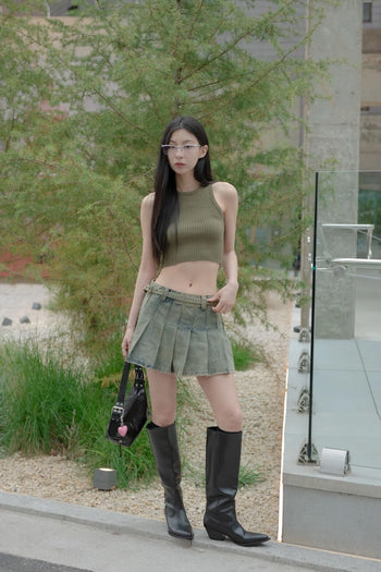 " SIMON "  GC-2414 仿羊絨 坑條 背心