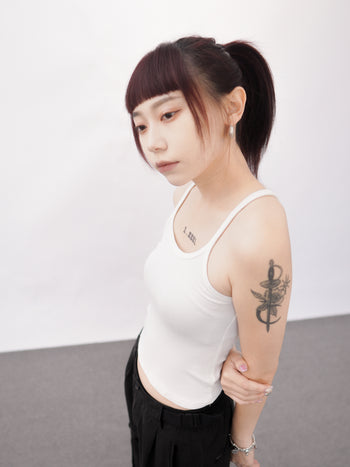 辣妹 美式 吊帶 無袖 優質面料 小背心