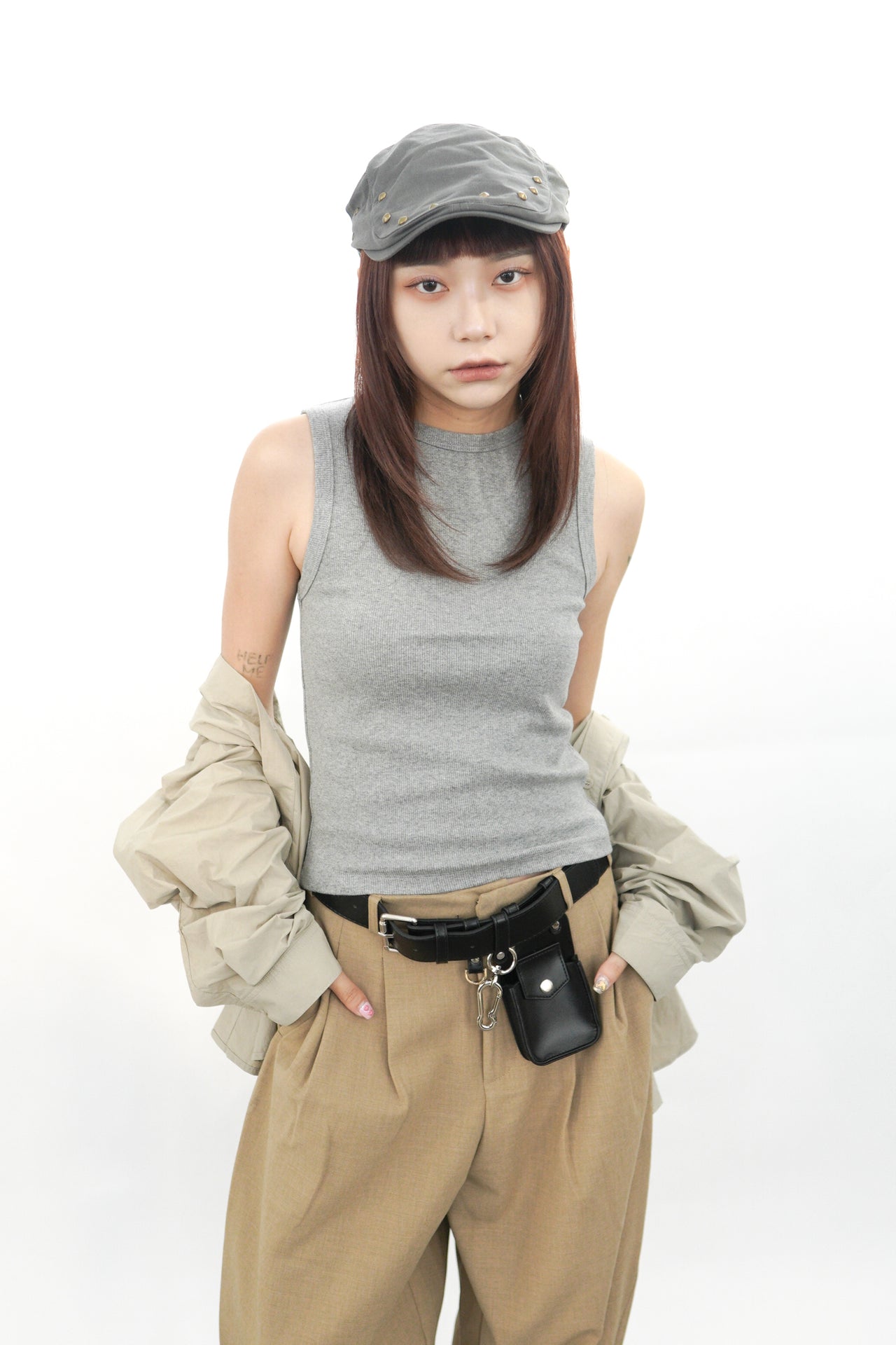 簡約 基礎 工字 修身 背心