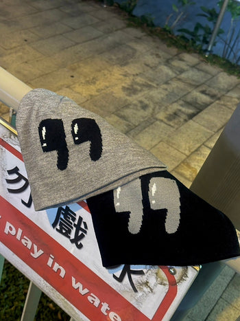 “MADE 𝗚𝘂𝗯𝗮𝗻 " 毛帽 逗號 撞色冷帽 男女秋冬 百搭針織帽 毛線帽