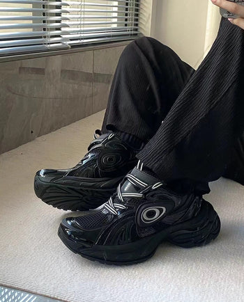 正品 經銷 OldOrder 黑色 厚底 渦輪鞋 跑步鞋 老爹鞋