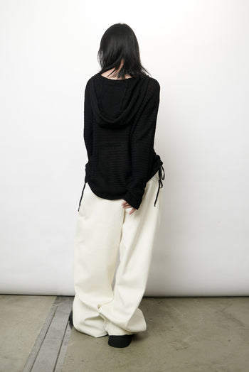 雙褶設計廓形西裝褲