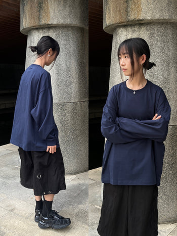 305G FOG 重磅 純色 寬鬆 百搭 休閒 長袖