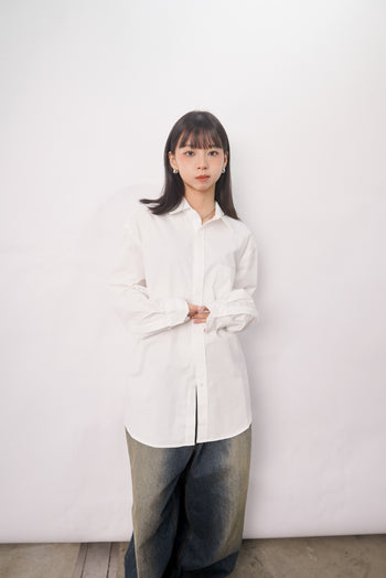 “MADE 𝗚𝘂𝗯𝗮𝗻 " 春秋 中長款 寬鬆 百搭 襯衫