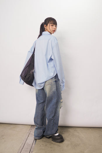 “MADE 𝗚𝘂𝗯𝗮𝗻 " 春秋 中長款 寬鬆 百搭 襯衫