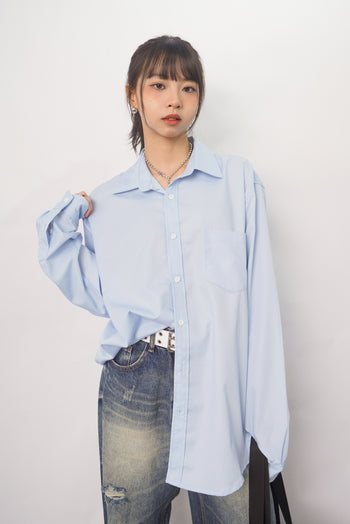 “MADE 𝗚𝘂𝗯𝗮𝗻 " 春秋 中長款 寬鬆 百搭 襯衫