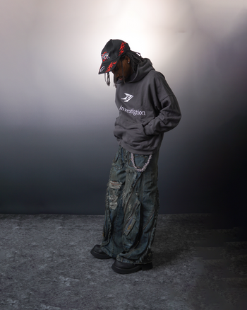 WBI® 24SS UND-02 / The Rebel Series Logo Man Hoodie