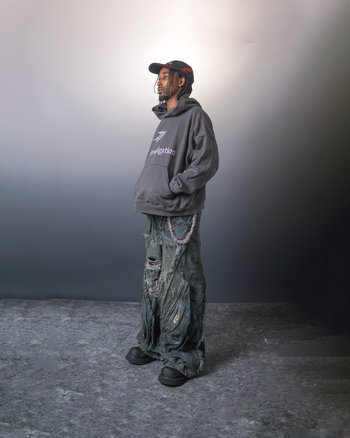 WBI® 24SS UND-02 / The Rebel Series Logo Man Hoodie