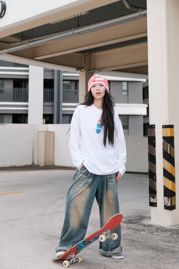 【GUBAN】6th 插畫比賽 校園 215G 長袖上衣 - 日本少女